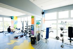 View-of-gym-interior-with-someone-on-rowing-machine-gallery-Atlantic-Reach