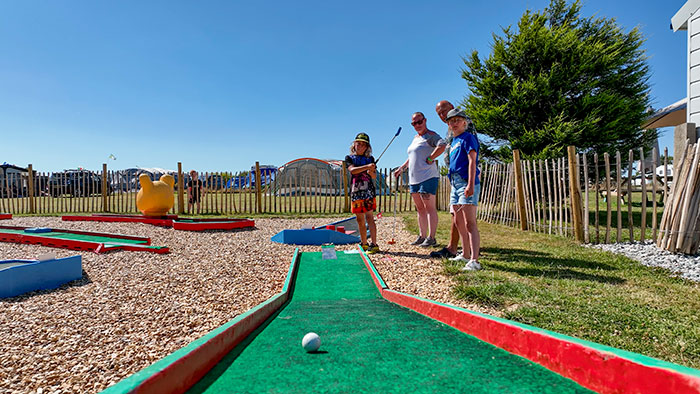 Mini golf course at Atlantic Reach