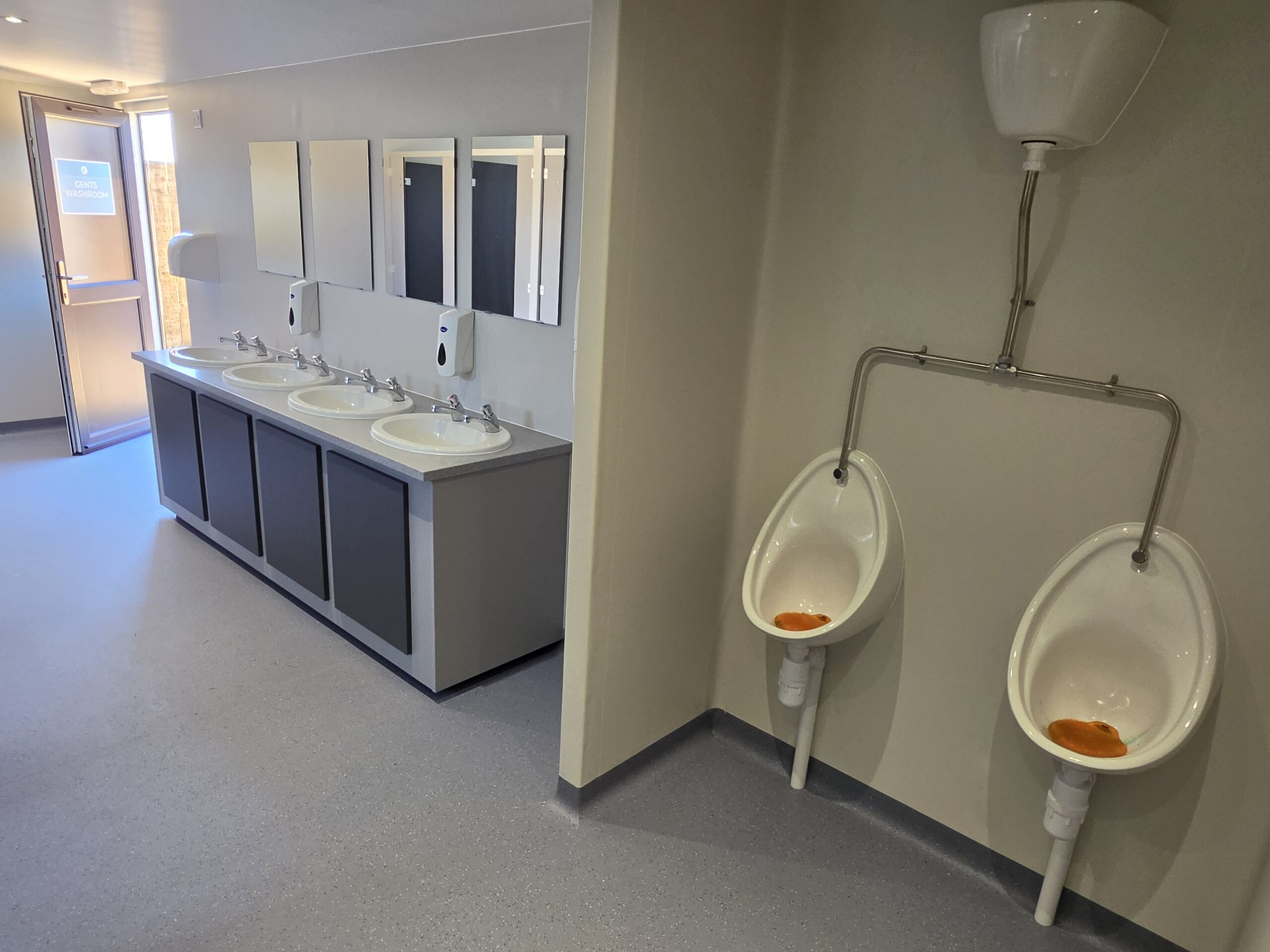 Modern washrooms