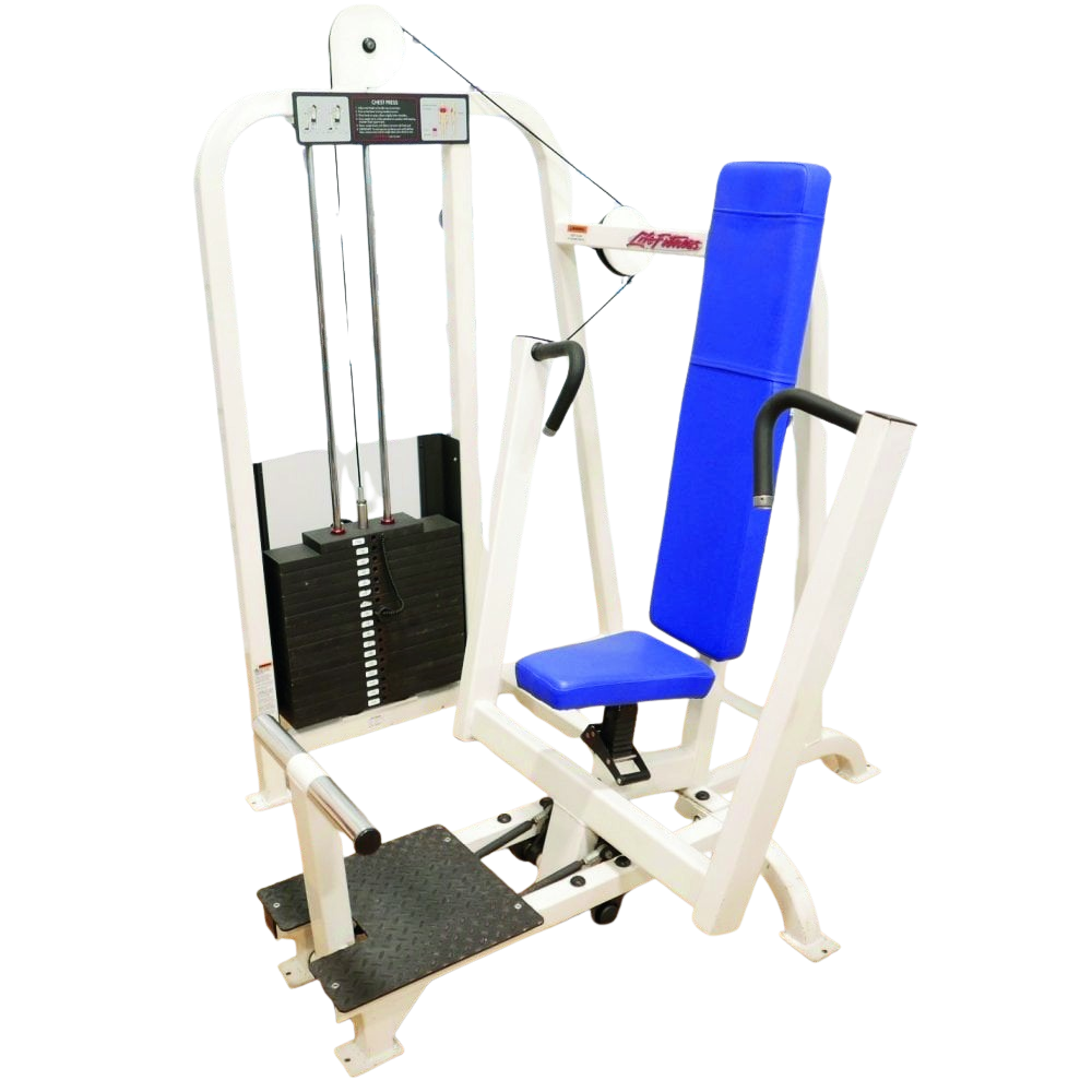 Life Fitness Seated Chest Press gym equipment